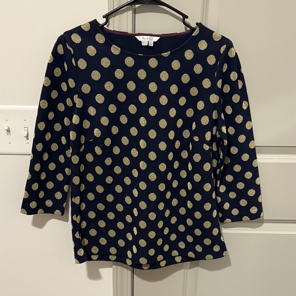 Boden Polka Dot Top